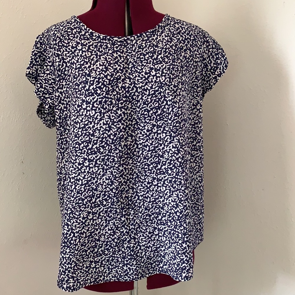 Joie 100% silk cap sleeve blouse